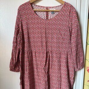 Old Navy orange/pink flowy dress